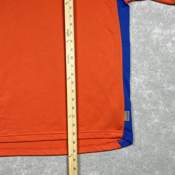 VTG Florida Gators Nike Fit Dry Polo Shirt Mens Large Orange Stadium Waffle Knit - Picture 7 of 14